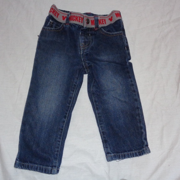 Disney Other - Disney Mickey Mouse Jeans 12-18M